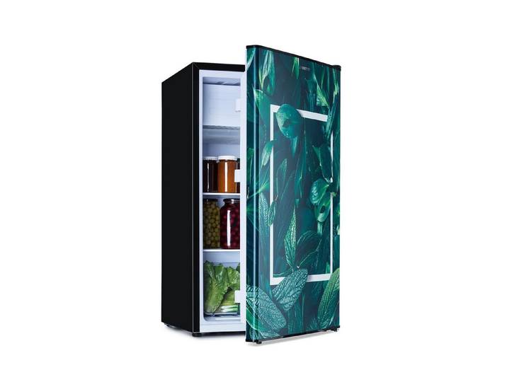 Klarstein Kühl-/Gefrierkombination 10045807, 84.5 cm hoch, 45 cm breit, Bier Hausbar Getränkekühlschrank Hotel Mini Fridge