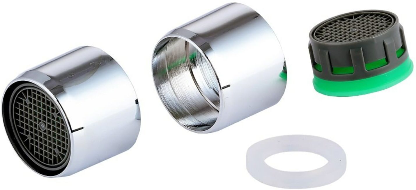 KIRCHHOFF ECO-SAVE Mischdüse, Chrom, M22IG, 7,5l/min, Kalkschutz (2x) (98959161)
