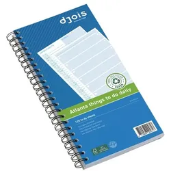 Tarifold To-Do-Planer Tageskalender »Atlanta Things To Do Daily« Sonderformat blau, 15.5x29.7x1.2 cm