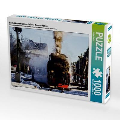 CALVENDO Puzzle Beim Wasser fassen in Drei-Annen-Hohne | 1000 Teile Lege-Größe 64x48cm Foto-Puzzle für glückliche Stunden