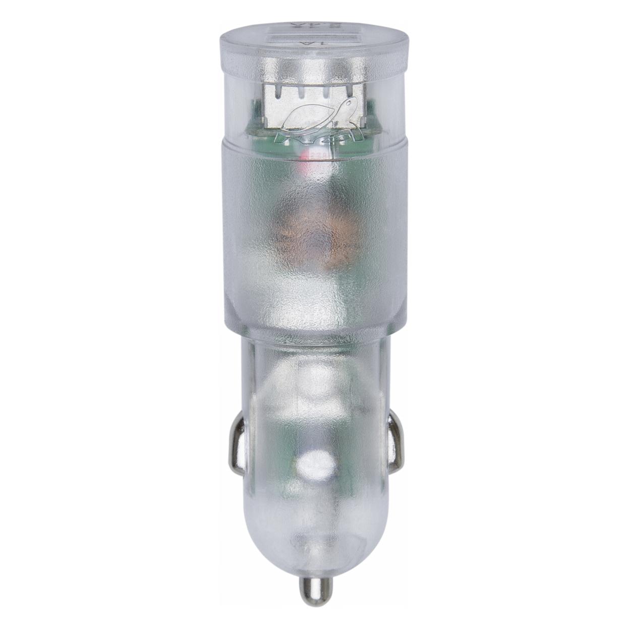 Rivacase VA 4225 TD2 Car Charger transparent 2 USB 3,4A (4260403573457)