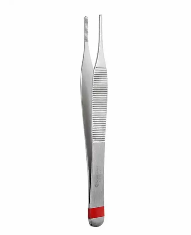 Fuhrmann GmbH Einmal-Pinzetten anatomisch n. Adson, 12,0 cm, Metall, einzeln verpackt steril 25 Stück 36399-3