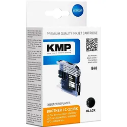 KMP B48 Tinte ersetzt Brother LC223BK