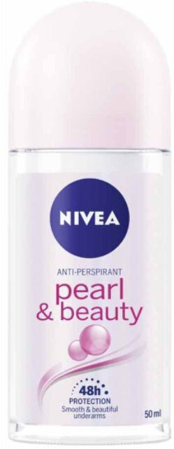 Nivea Pearl & Beauty Anti Perspirant Deodorant Roll On 50ml
