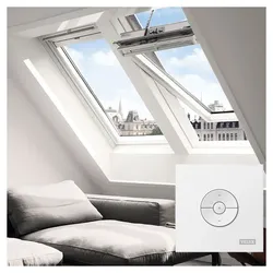 VELUX INTEGRA Elektro Dachfenster GGL 208421 Holz ENERGIE weiß Fenster, 134x160 cm (UK10)
