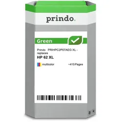 Prindo, Druckerpatrone, kompatibel mit HP 62  mehrere Farben