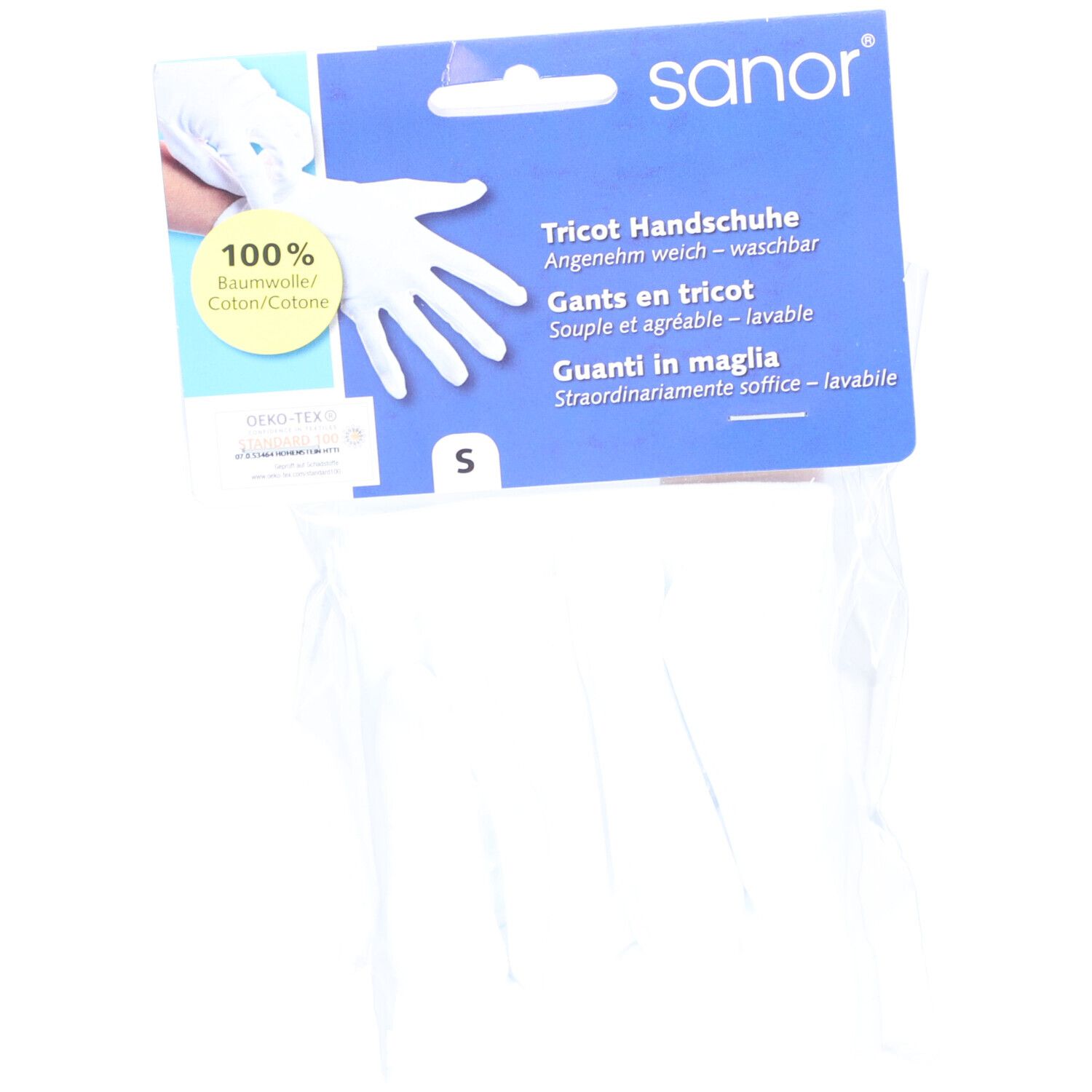 Sanor Tricot Handschuhe S 1 Paar St