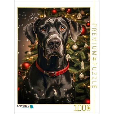 CALVENDO Puzzle Deutsche Dogge, es weihnachtet | 1000 Teile Lege-Größe 64x48cm Foto-Puzzle für glückliche Stunden, Sonstige von , Calvendo Puzzle