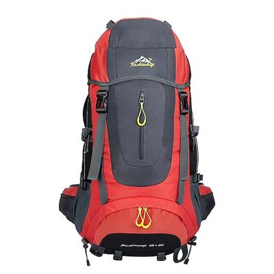 655 L Wanderrucksack Tagesrucksack Rucksack tragbar Multifunktional Langlebig Atmungsaktiv Rutschfest Außen Jagd Wandern Camping Reise Polyester Elasthan Nylon Schwarz Rot Dunkelmarine