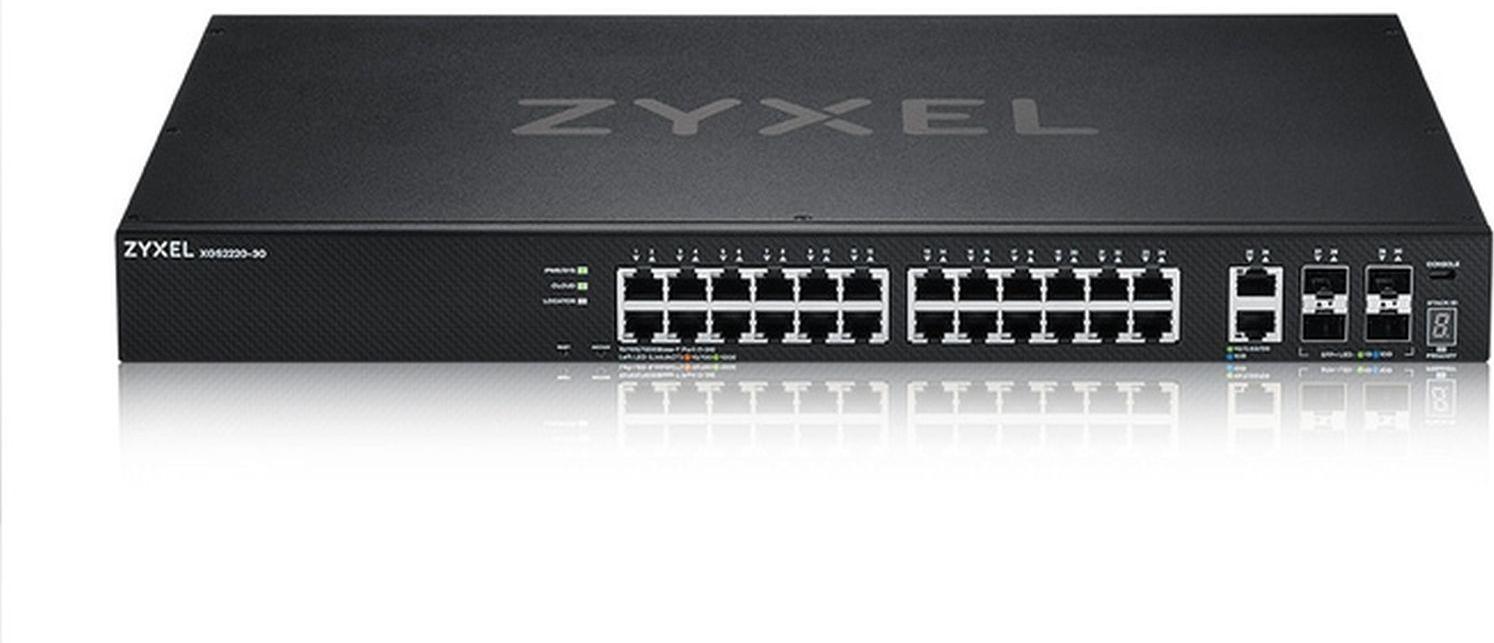 Zyxel XGS2220-30, Managed, L3, Gigabit Ethernet (10/100/1000), Rack-Einbau