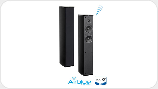 Advance Paris Air 90 aktiv Lautsprecher SET mit Bluetooth *schwarz* AA29063