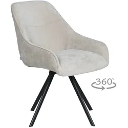 2er-Set Carmen MARSALA Esszimmerstuhl – Beige