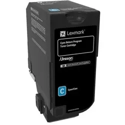 Lexmark 74C20C0 Toner Cyan 3.000 Seiten Return für CX725 CS720 CS725