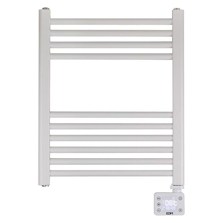 EDM Electric radiator/towel rack 400 w with timer, white (49823415)