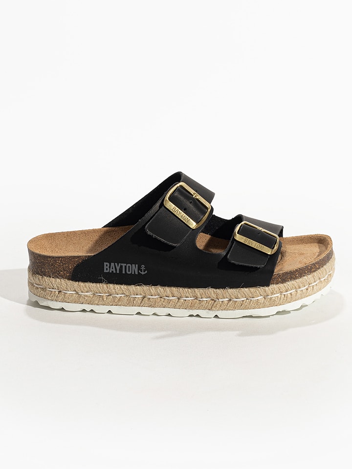 BAYTON Pantoletten "Olympe" in Schwarz - 39