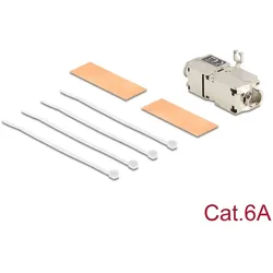 Delock Netzwerkkabelverbinder LSA zu LSA Cat.6A STP werkzeugfrei