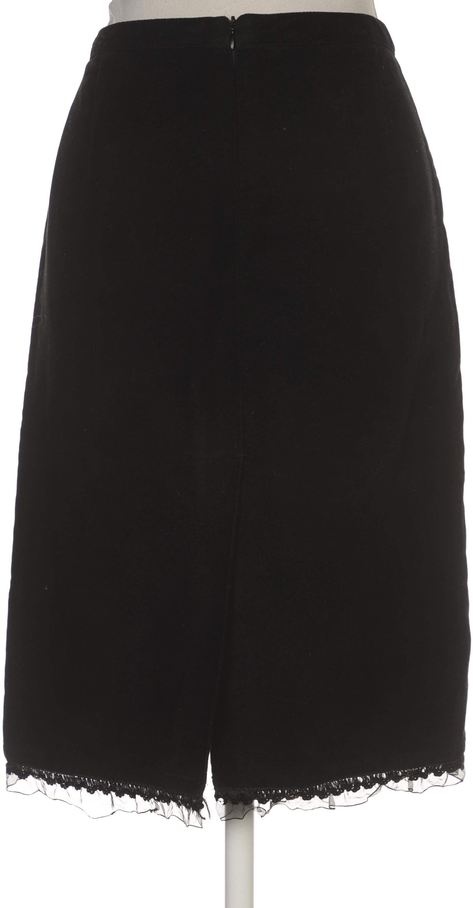 Quantum Courage Damen Rock, Schwarz, Gr. EU 38, Baumwolle - Second Hand