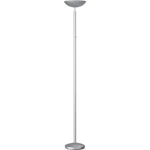 Unilux Stehlampe Dely 2.0, LED, grau, 183 cm, 3041 Lumen, 23 Watt, dimmbar