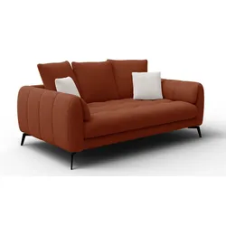 SOFA CALME 2,5-Sitzer, dunkelorange