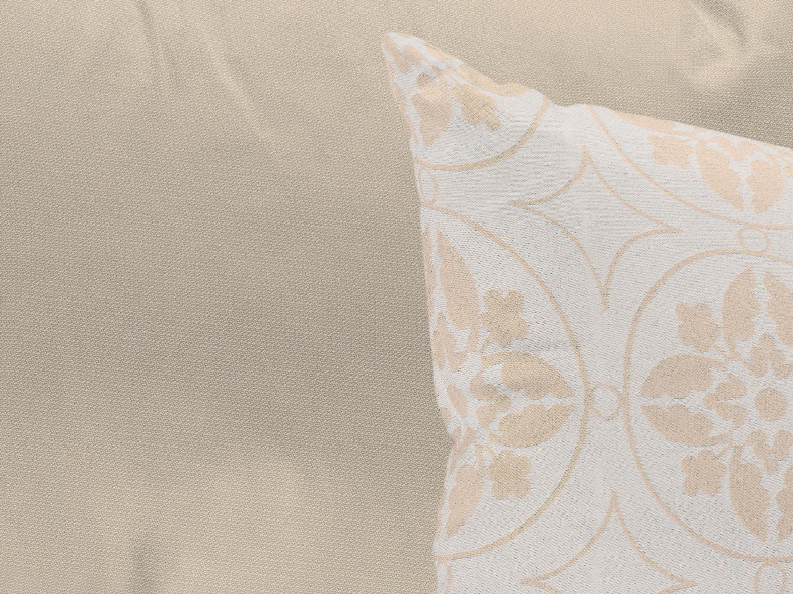 Dekokissen ADAM "Romantic Puligny A", beige (naturweiß, ornamente), B:60cm L:40cm, Baumwolle, Dekokissen_Sitzkissen_Kissenhüllen, Dekokissen, mit grossen Ornamenten, Wendekissenhülle ohne Füllung, 1 Stück naturweiß, ornamente B/L: 60cm x 40cm, 1 Stk.