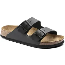Sandale Arizona, Superlauf, Birko-Flor, schwarz, normal, Größe 46 - schwarz - 46