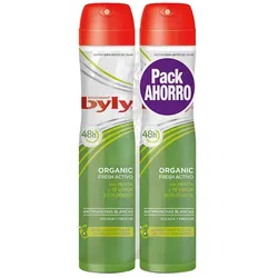 Byly Organic Extra Fresh Desodorant Spray 2x200ml