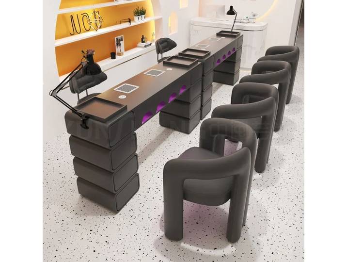 Table de manucure professionnelle pour salon d'esthétique et de beauté, petit mobilier de manucure