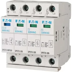 Eaton (Installation) Überspannungsableiter 3-polig, 335V AC, 20kA SPCT2-335-3+NPE