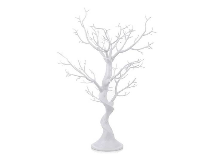 Kunstbaum Kunstbaum Wunschbaum Hochzeit Esstisch Empfangstisch 58 cm Weiß, LuxusKollektion
