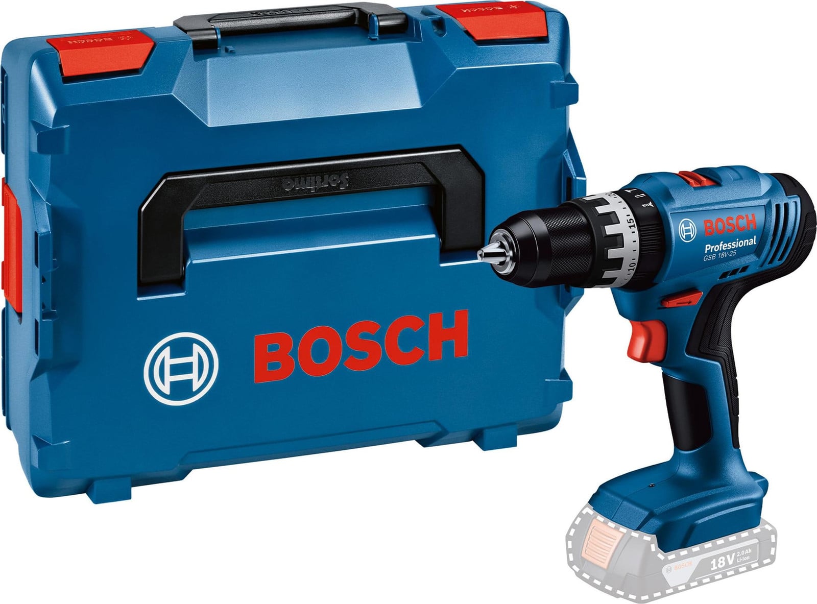 Bosch Professional GSB 18V-25 Slagboor (Tool only + L-Boxx 136)