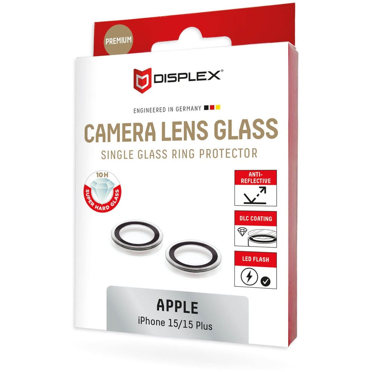 E.V.I DISPLEX CAMGLASS SINGLE LENS IPHONE 15/15 PLUS