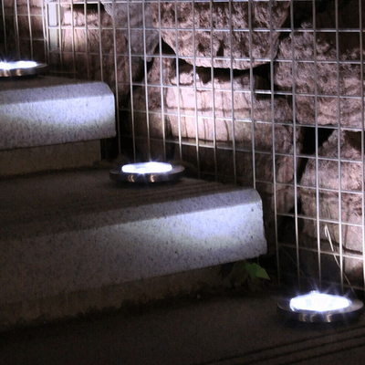In Ground Solar Path Lights White
