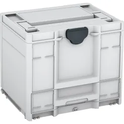 Tanos systainer3 Combi M 337 lichtgrau (RAL 7035), Verschluss anthrazit (RAL 7016), Griff lichtgrau (RAL 7035) - 83550048.33