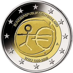 2-Euro-Münze Wirtschafts- & Währungsunion