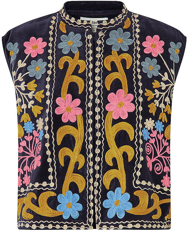 LOLLYS LAUNDRY Gilet BINLL dunkelblau   L L