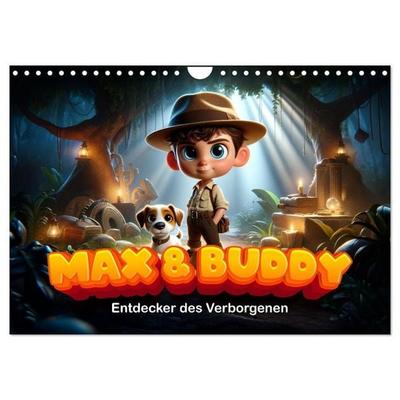 Max und Buddy: Entdecker des Verborgenen (Wandkalender 2027 DIN A4 quer), CALVENDO Monatskalender