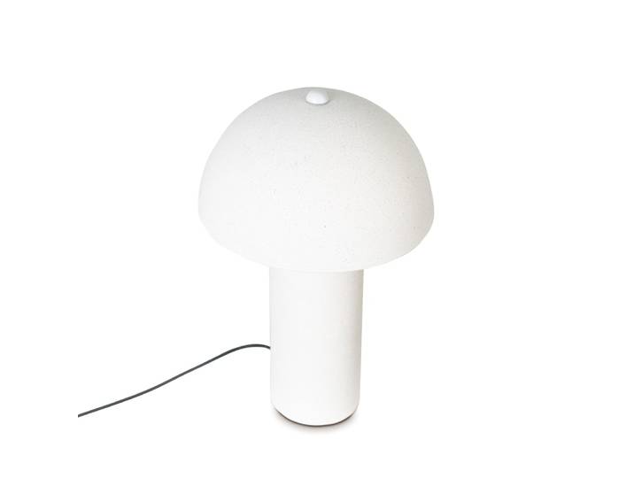 Lampe en céramique blanche