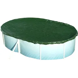 Steinbach Abdeckplane "Extra" für ovale Swimming Pool Stahlwandbecken,blau,730 x 370 cm
