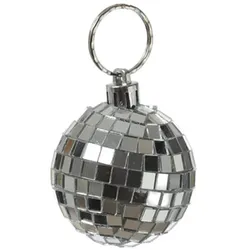 MARELIDA Weihnachtsbaumschmuck Discokugel Spiegelkugel Baumkugel D: 5cm silber