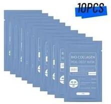 Uplift Picks Bio Collagen Face Mask Anti Aging Firming Sheet Mask For Smooth And Bright Skin 10 Pcs