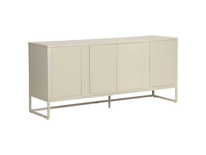 Milino Sideboard, Kaschmir, Metall, 4 Fächer, 180x75x40 cm, Beimöbel erhältlich, Wohnzimmer, Kommoden & Sideboards, Sideboards