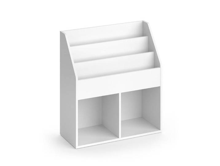 Bibliothèque enfant Luigi 72x79cm sans boîtes pliantes Blanc Vicco 33176