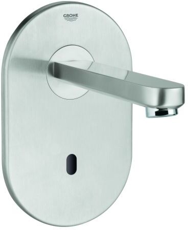 Grohe Eurosmart CE Fertigmontageset 36335SD0 Auslauf 172mm, edelstahl, Infrarot-Waschtisch-Wand-Armatur, 100-230 V
