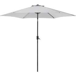 SONNENSCHIRM 270 cm hellgrau Varese