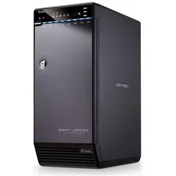 Fantec QB-X8US3-6G (3.5"), Festplattengehäuse, Schwarz