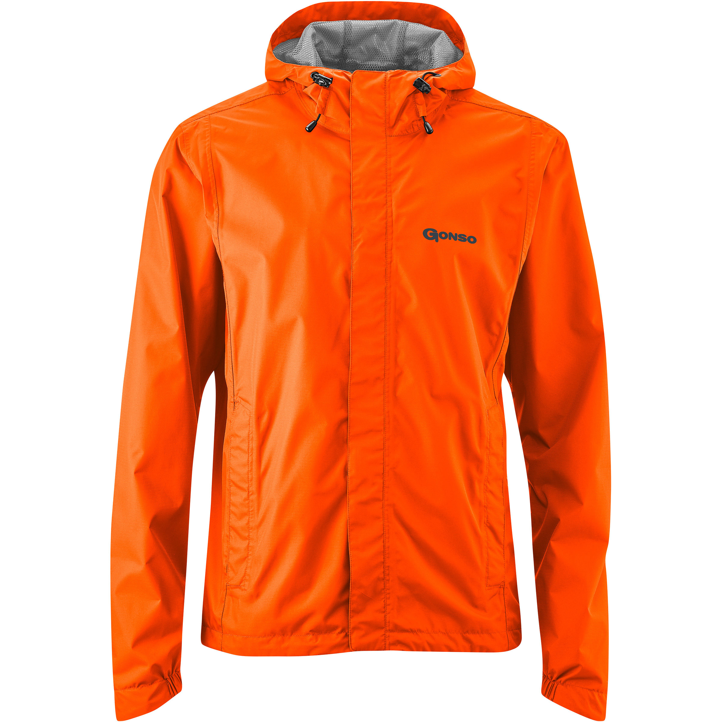 Gonso Save Light Herren Regenjacke orange Größe XXL Mountainbike | Gravel Wasserdicht Wasserabweisend