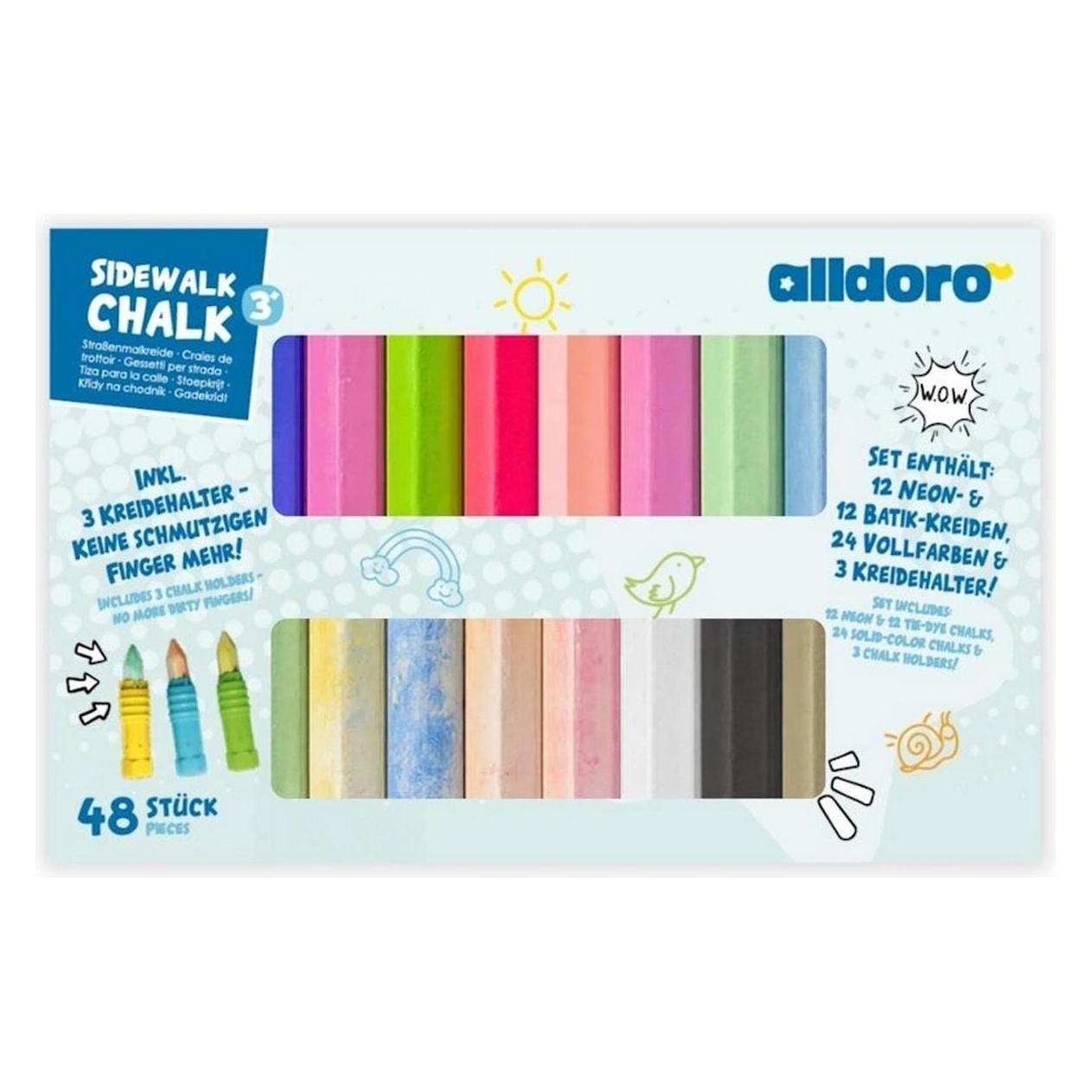 Alldoro XXL Strassenmalkreide-Set (51-teilig) (51x) (60193)