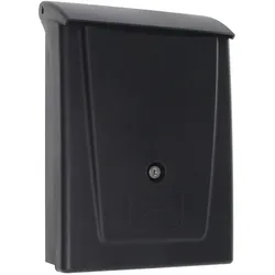Profirst Mail PM 780 Kunststoff Briefkasten Schwarz