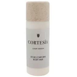CORTESÍA 400 Stk. Körpercreme 30 ml Fläschchen, feuchtigkeitsspendend, frisch, leicht und schnell einziehend, nachhaltiges Hotel-Format.