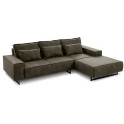 filippo Ecksofa Antwerp Mikrofaser Moos 284 cm